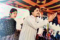 Not So Shining: The Reality Of 'Chamkila Phase' A Tumultous Life: Chamkila with his wife, singer Amarjot Kaur