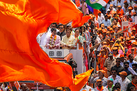 INDIA alliance candidates file nominations