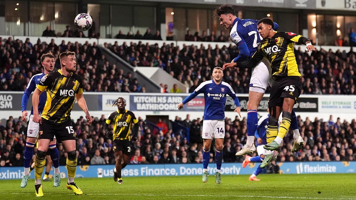 John Walton/PA : Kieffer Moore could not help Ipswich break down Watford.