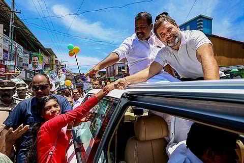 Rahul Gandhi campaigns for LS polls