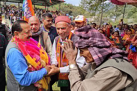 Jitendra Singh campaigns