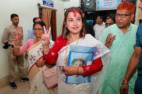 Satabdi Roy files nomination for LS polls