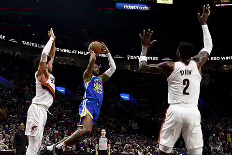 NBA: Golden State Warriors vs Portland Trail Blazers