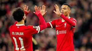 AP : Liverpool will take on Atalanta in the UEFA Europa League QF, 1st leg.