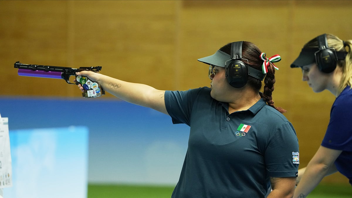 Photo: X/ @issf_official : The ISSF Final Olympic Qualification Championships for Rifle & Pistol begins on Friday.