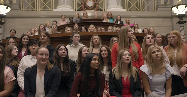 A scene from Girls State - AP