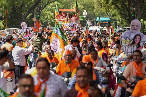Bansuri Swaraj's nomination filing