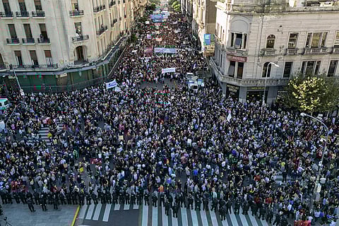 Protest In Argentina