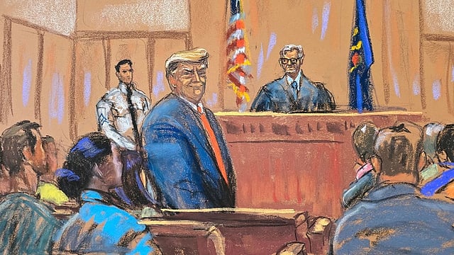 Courtroom Sketches From Trump's Trial Are Everywhere. But Why Do They Still Exist?