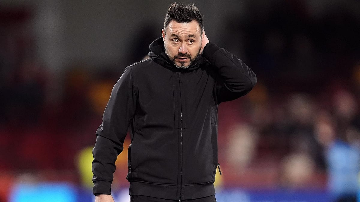  Andrew Matthews/PA : Roberto De Zerbi rued dropped points.