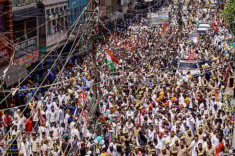 LS polls: Priyanka Gandhi's roadshow in Saharanpur