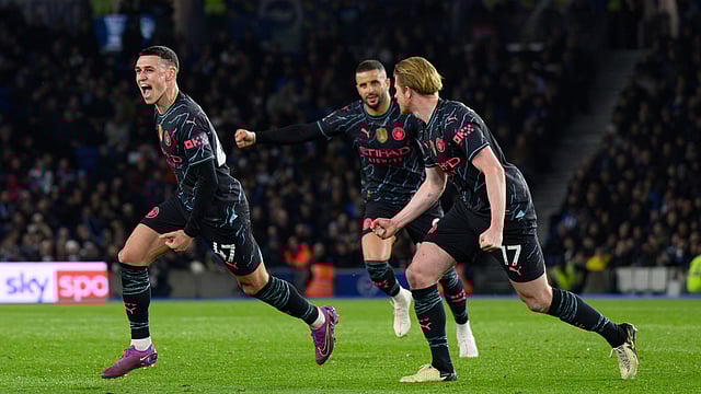 Brighton 0-4 Manchester City: Foden At The Double As Champions Leapfrog Liverpool