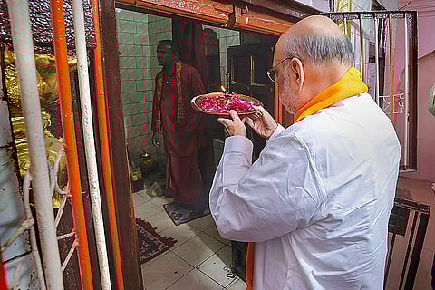 Ram Navami: Amit Shah offers prayers