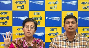 PTI/File : AAP leaders Atishi and Saurabh Bhardwaj