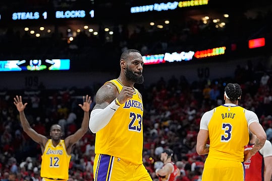 NBA: LeBron James Powers Los Angeles Lakers Into Playoffs - In Pics