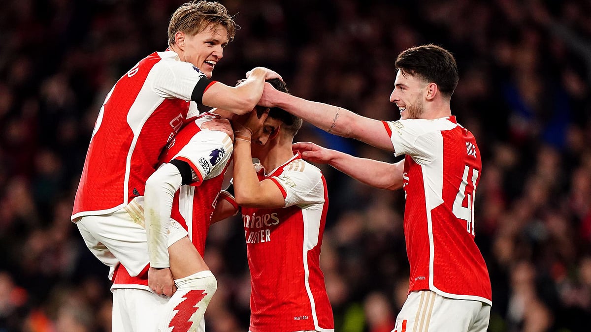 Kai Havertz, centre, left Chelsea for Arsenal last summer - Zac Goodwin/PA