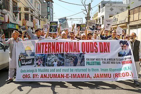 Quds day rally in Jammu