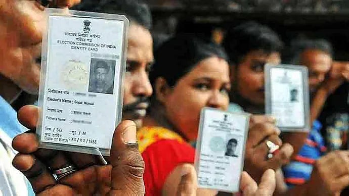 Voter ID card - PTI; Representational image