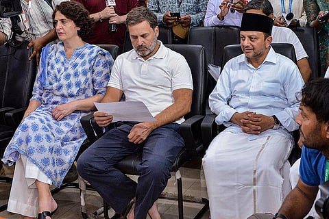 Rahul Gandhi files nomination for LS polls