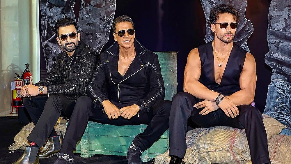 Photo: PTI : Bade Miyan Chote Miyan trailer launch in Mumbai