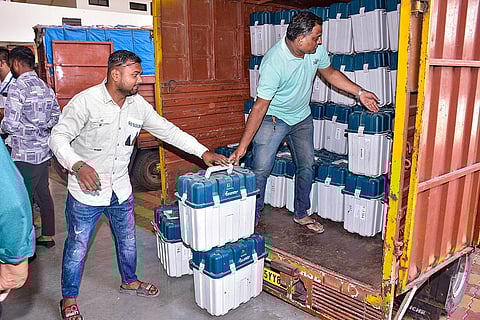 EVM Strong room in Surat