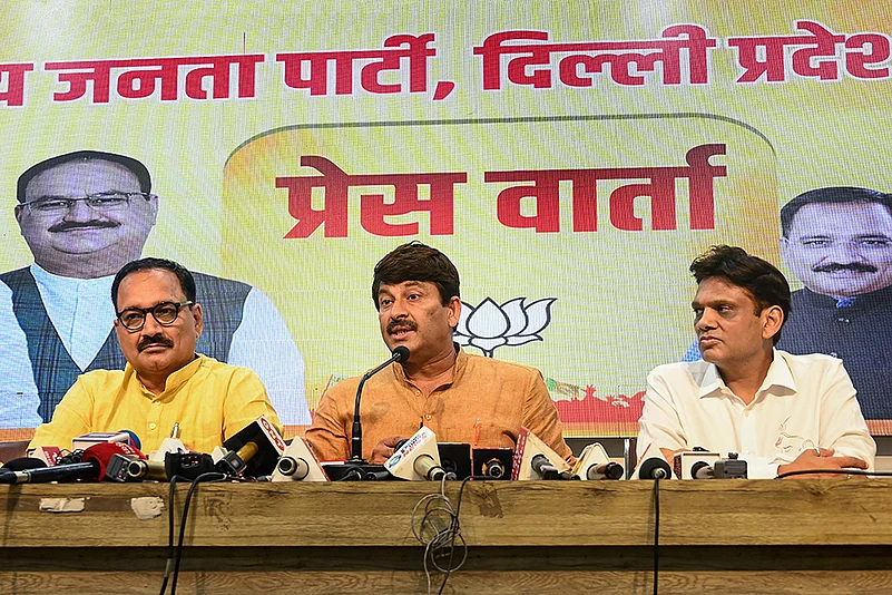Delhi BJP press conference