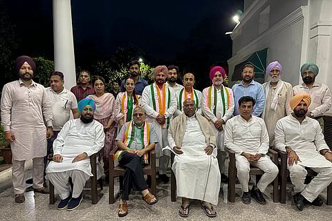 Kharge with Dharamvir Gandhi