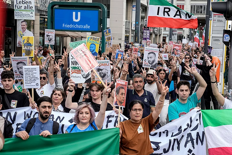 Germany Iran Protest Rapper