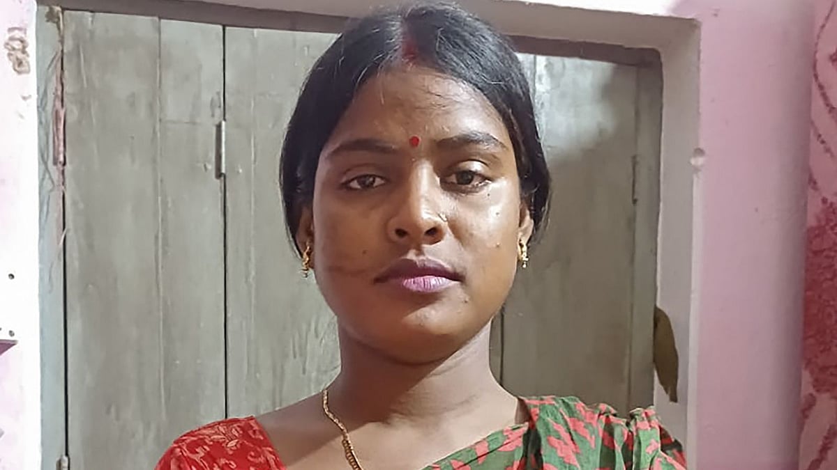 PTI : Sandeshkhali protester and BJP's Basirhat candidate Rekha Patra |