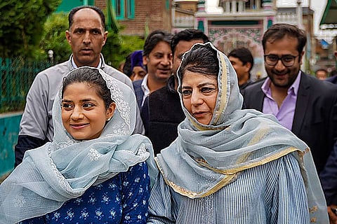 Mehbooba Mufti files nomination ahead of LS polls
