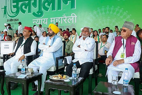 INDIA's rally in Ranchi