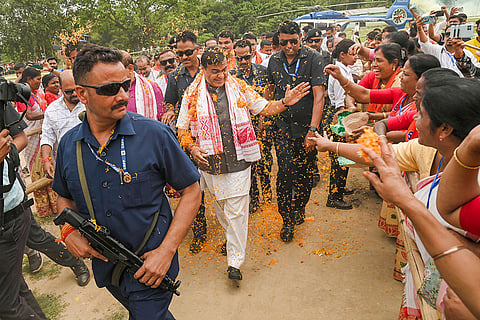 Himanta Biswa Sarma campaigns