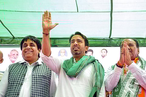 Jayant Singh Chaudhary in Amroha