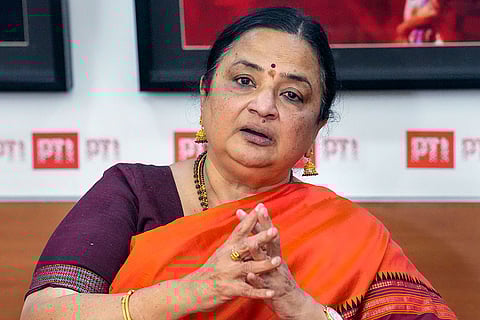 Santishree Dhulipudi Pandit in conversation with PTI