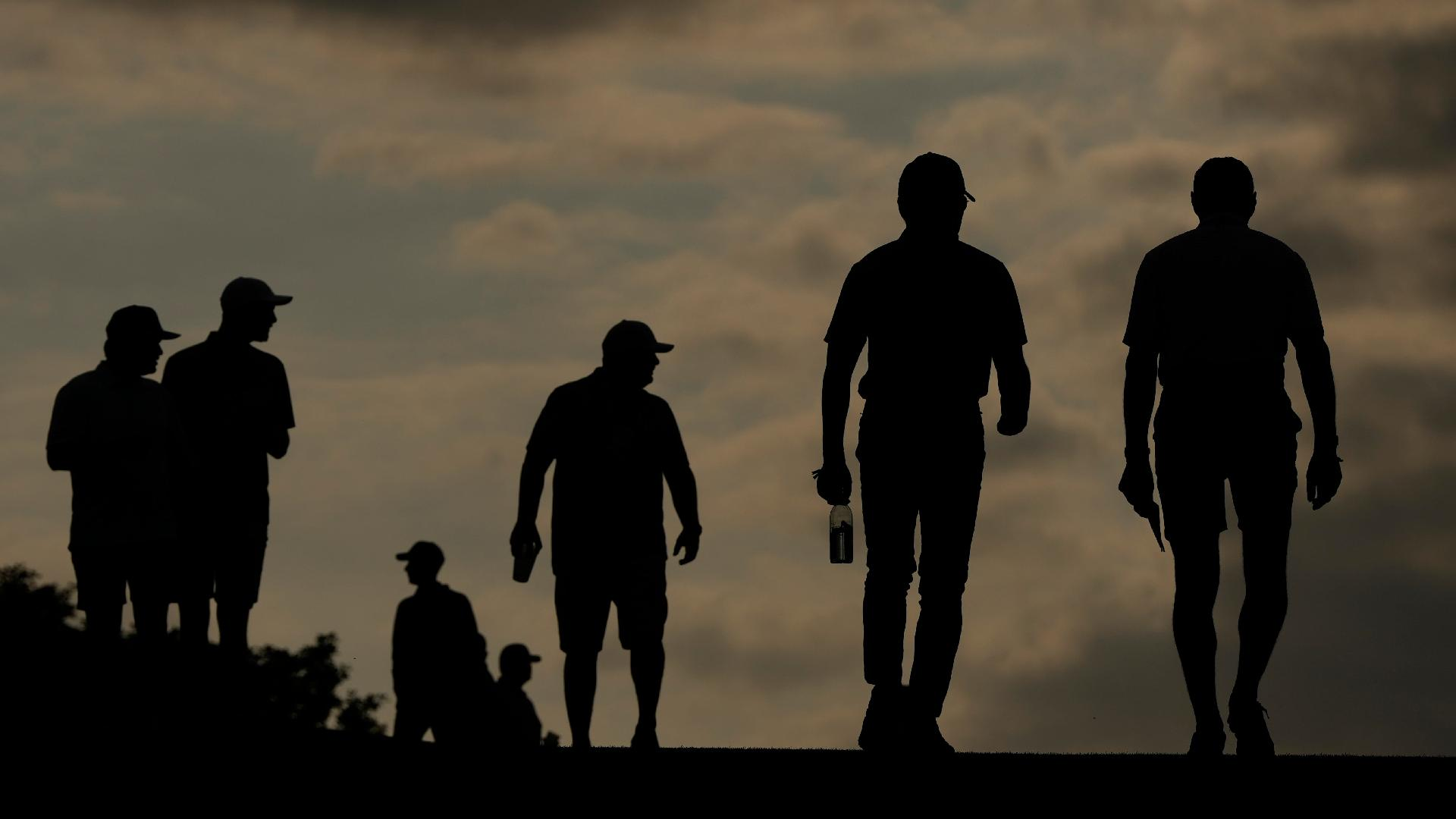 Play was initially delayed by at least an hour and, although most of the worst thunderstorms looked to have skirted the area.