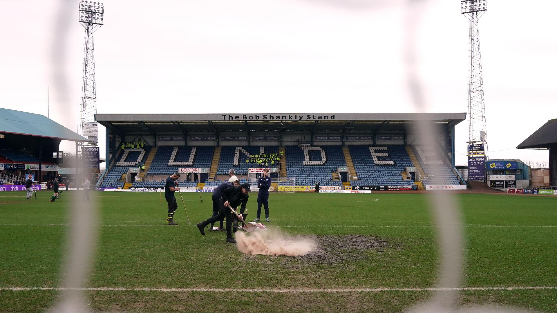 The Dens Park pitch failed a second inspection (PA) - PA