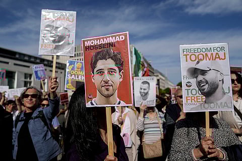 Germany Iran Protest Rapper