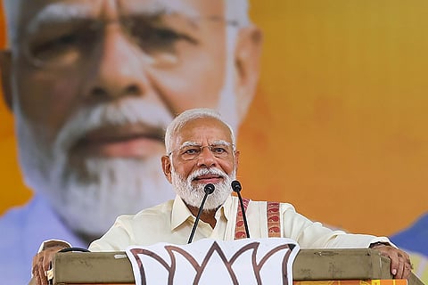 PM Modi campaigns for LS polls