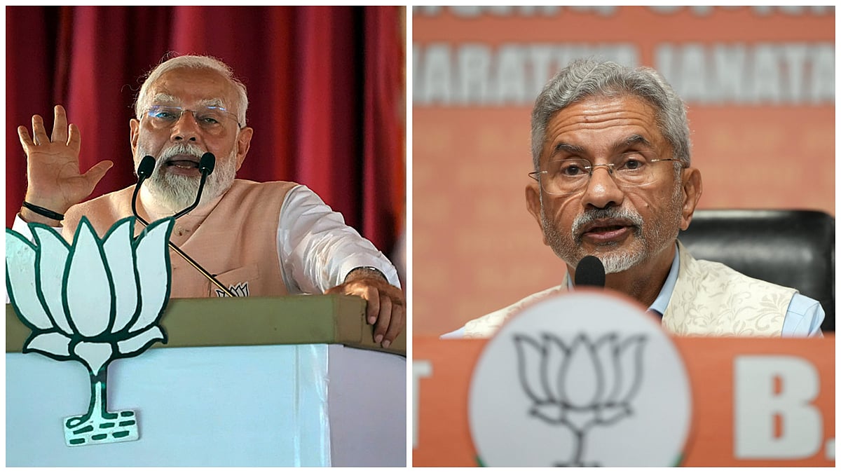 L: Prime Minister Narendra Modi | R: External Affairs Affairs Minister S Jaishankar - null