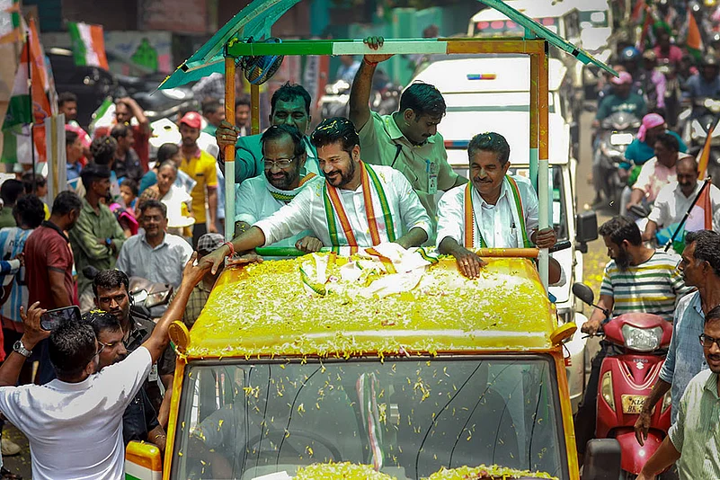 Revanth Reddy campaigns