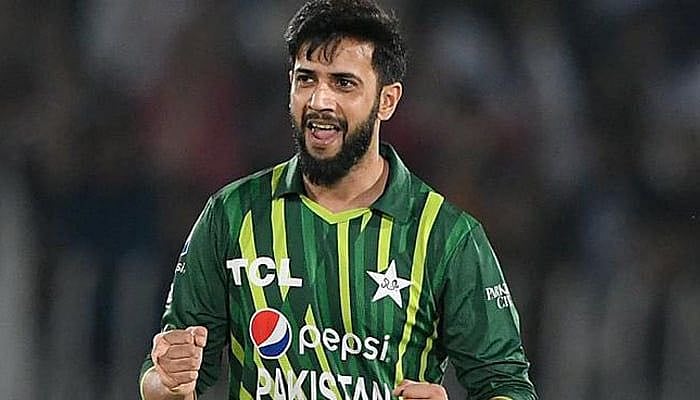 Photo: X/ @simadwasim : Imad Wasim had come out of retirement to play international cricket again after the PCB's request.