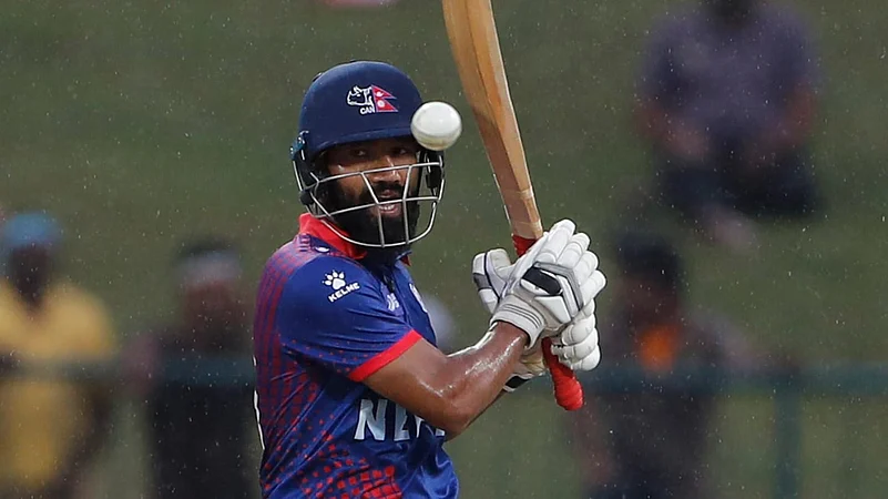 Dipendra Singh Airee six sixes, Nepal vs Qatar, ACC Premier Cup 2024, ICC photo