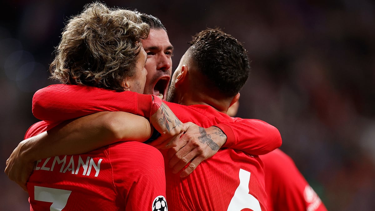 Atletico Madrid moved closer to returning to the Champions League semifinals with a 2-1 win over Borussia Dortmund. - X/@Atleti