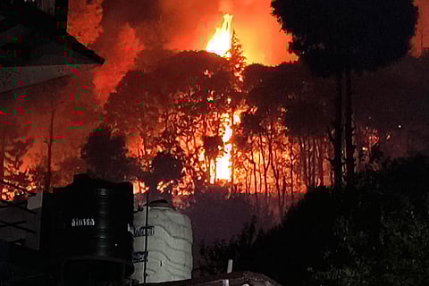 Pauri forest fire