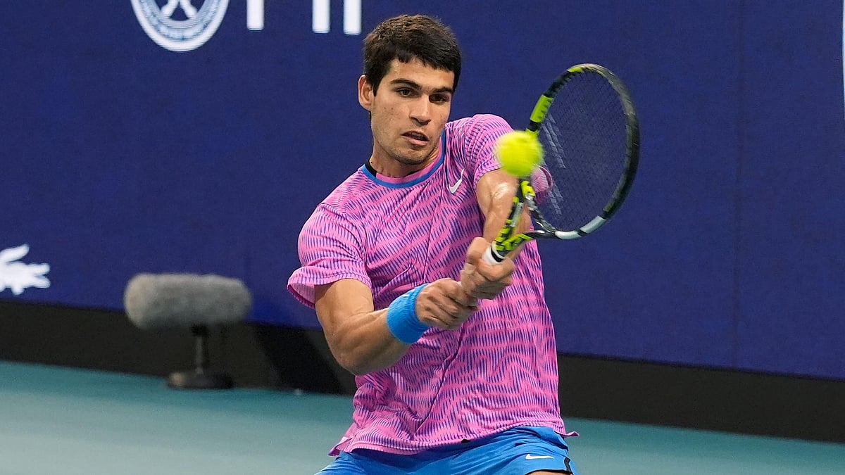 Carlos Alcaraz has pulled out of the Monte-Carlo Masters  - (Marta Lavandier/AP)
