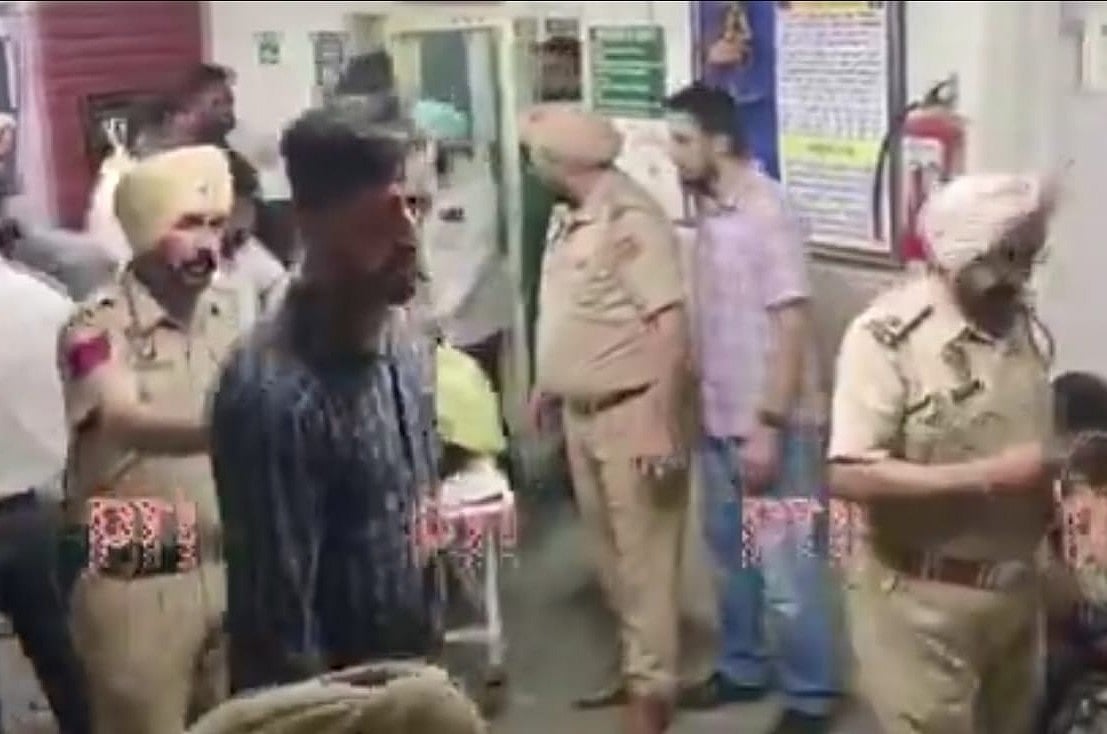 PTI : Injured inmates from Sangrur jail taken to a hospital for treatment.