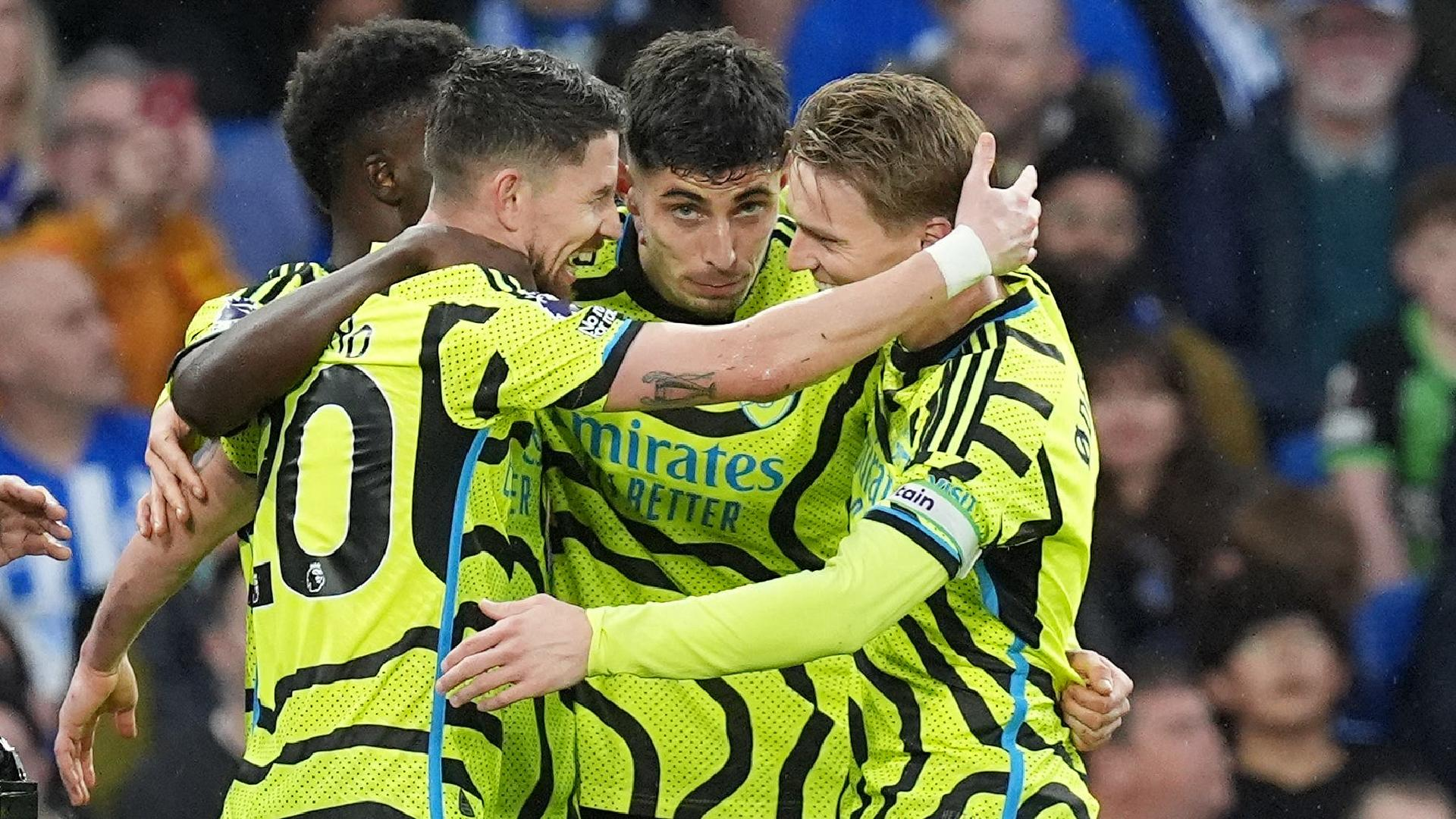 Brighton 0-3 Arsenal: Clinical Gunners Back On Top With Crucial Away Win