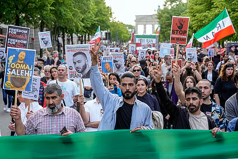 Germany Iran Protest Rapper