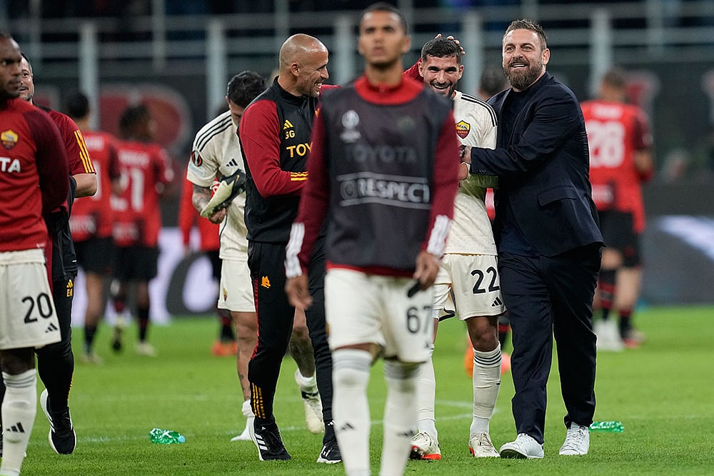 Europa League: AC Milan vs Roma - Photo: AP/Antonio Calanni