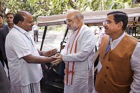 BJP-JD(S) meeting in Bengaluru